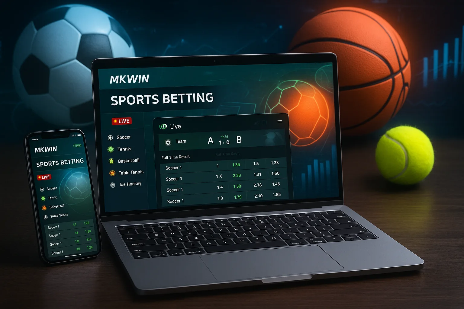 Aposte em apostas esportivas no cassino online MKWIN