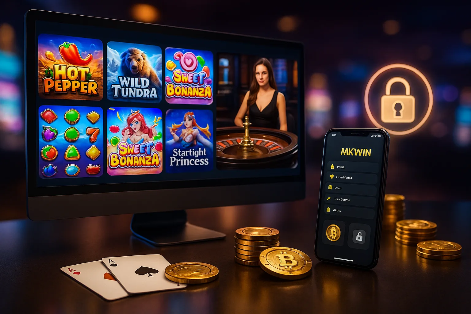 Jogos de cassino online inovadores e emocionantes na MKWIN